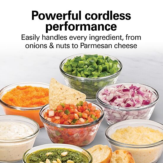 Hamilton Beach Lithium Ion 4 Cups Food Processor