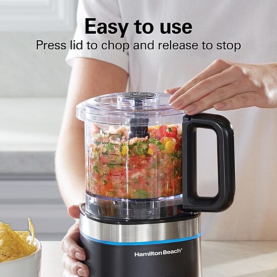 Hamilton Beach Lithium Ion 4 Cups Food Processor
