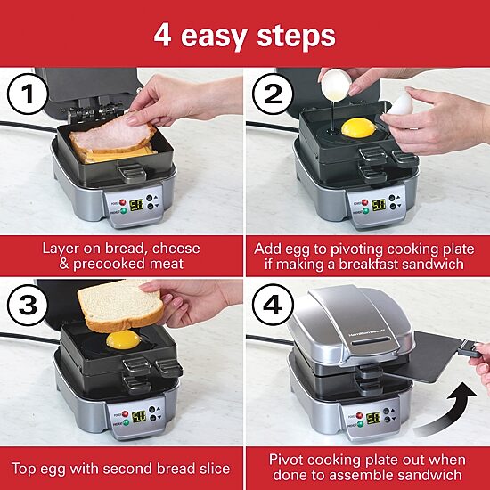 Hamilton Beach Sandwich Stacker Sandwich Maker