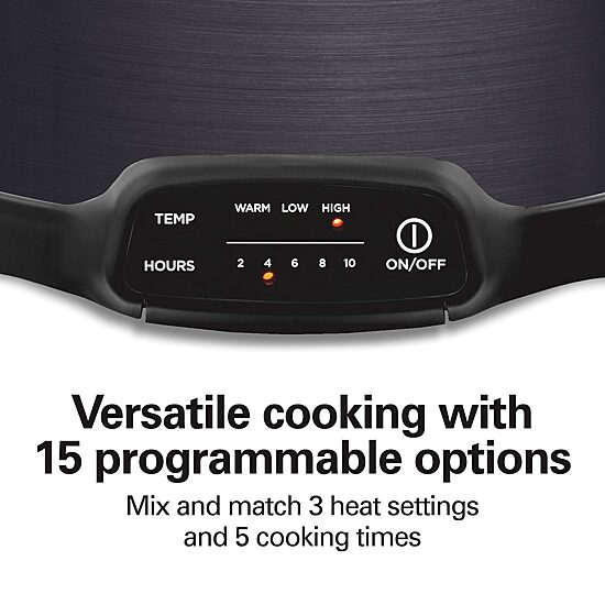 Hamilton Beach Stay Or Go 7 Qt Programmable Slow Cooker