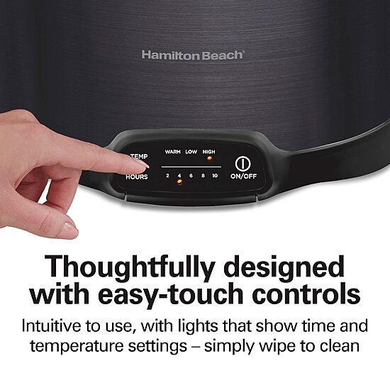 Hamilton Beach Stay Or Go 7 Qt Programmable Slow Cooker