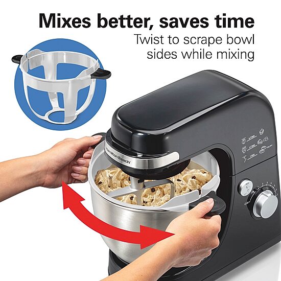 Hamilton Beach Stack & Scrape 4 Qt Stand Mixer