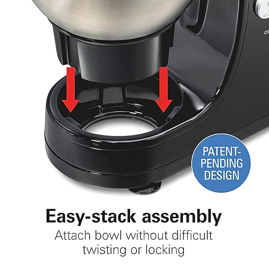 Hamilton Beach Stack & Scrape 4 Qt Stand Mixer