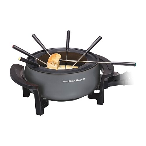 Hamilton Beach 6-pc. Stainless Steel Non-stick Fondue Pot In Gray