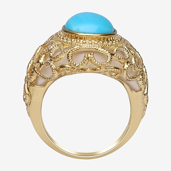 LIMITED QUANTITIES  Genuine Turquoise Scroll Ring