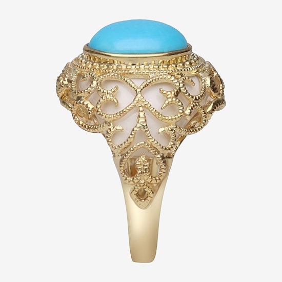 LIMITED QUANTITIES  Genuine Turquoise Scroll Ring