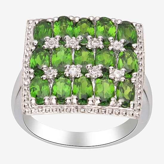 LIMITED QUANTITIES Chrome Diopside Sterling Silver Ring
