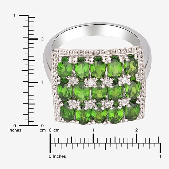 LIMITED QUANTITIES Chrome Diopside Sterling Silver Ring