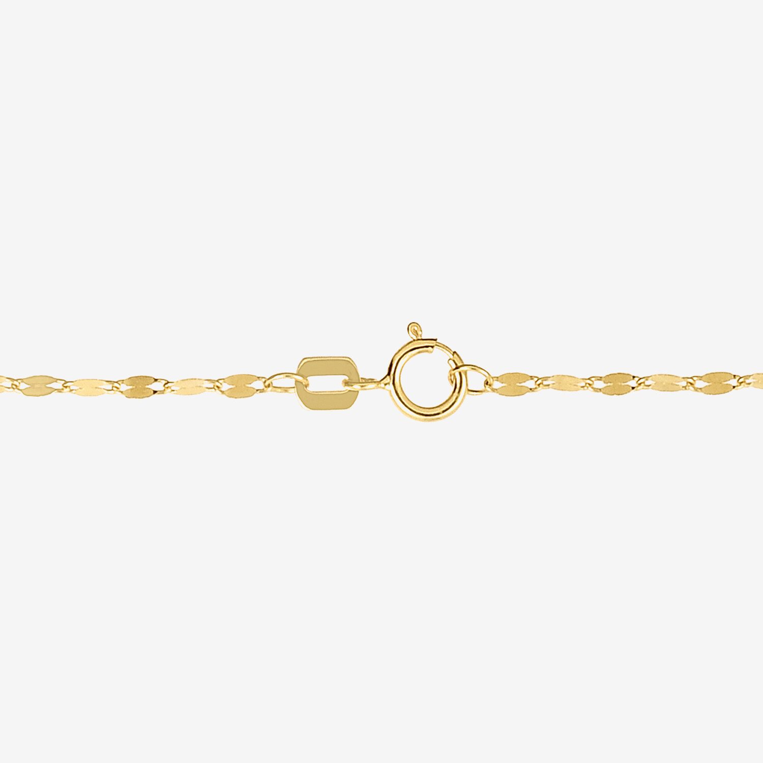Gold Addiction Womens 14K Gold 18 Inch Chain Necklace