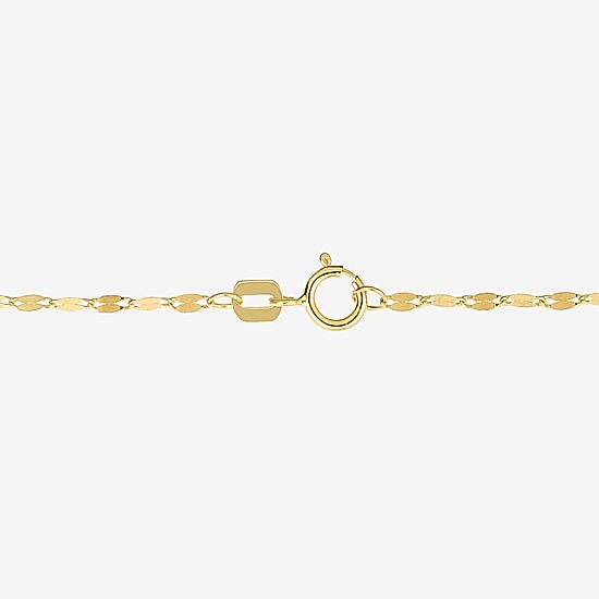 Gold Addiction Womens 14K Gold 18 Inch Chain Necklace