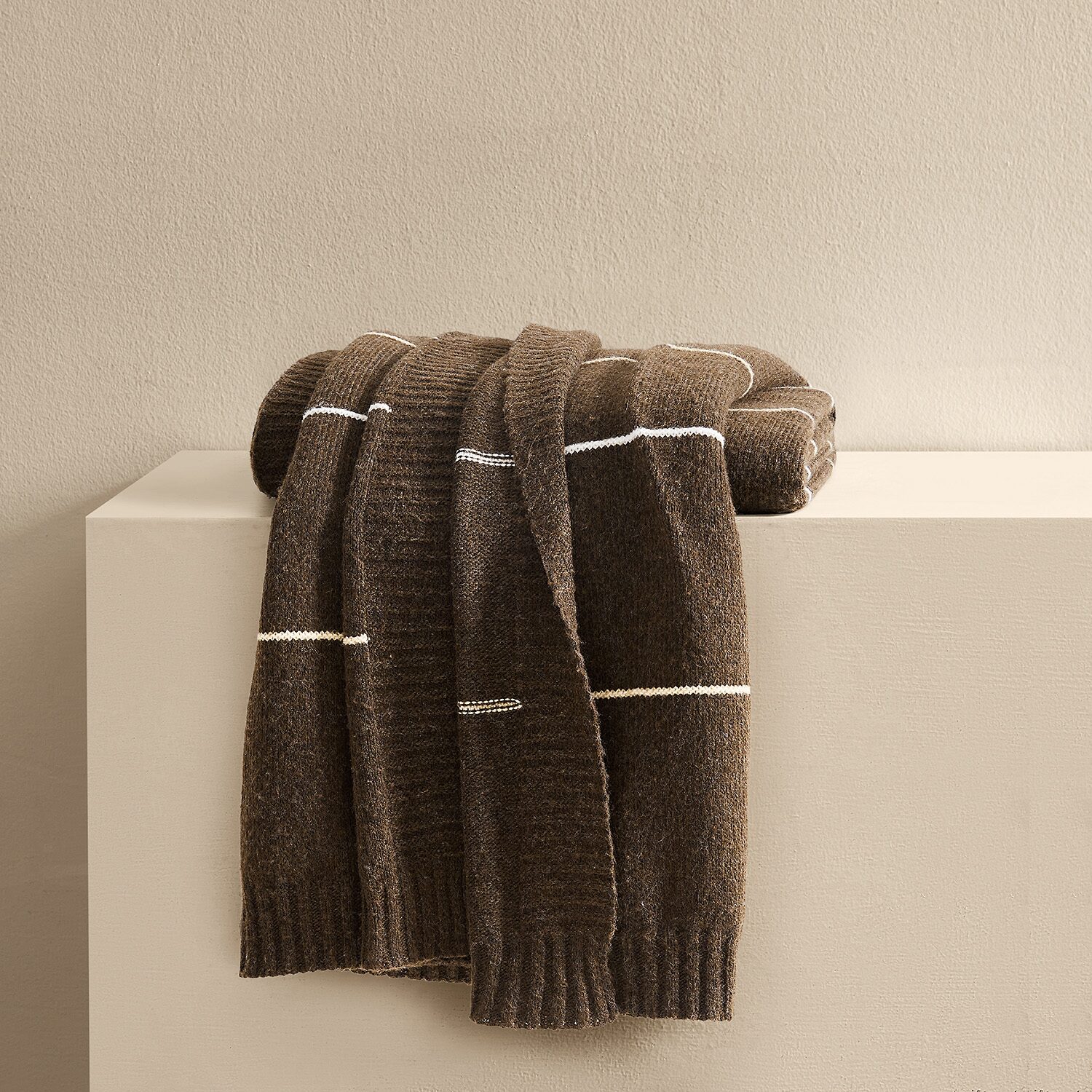 Brooklyn Loom Oxford Stripe Throw
