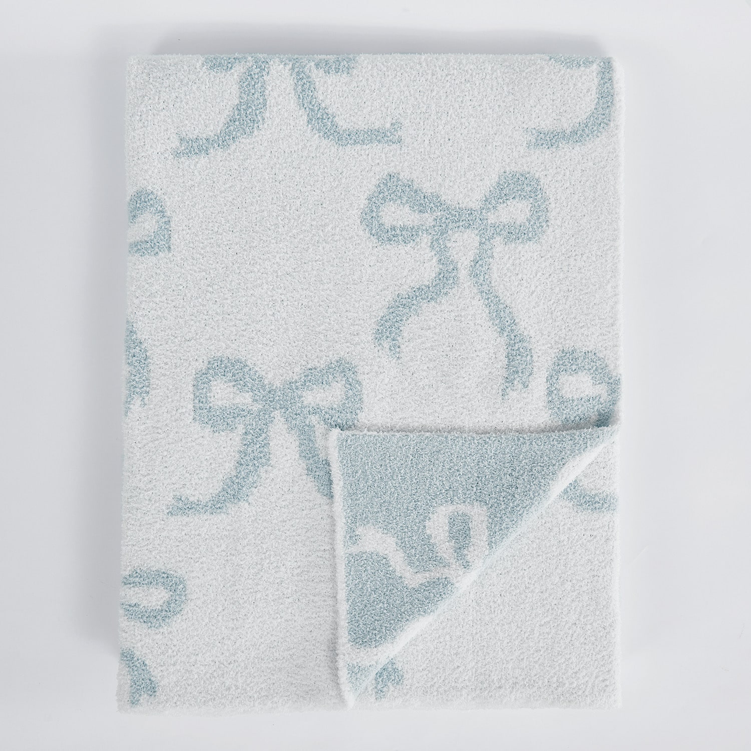 Truly Soft Cozy Bow Reversible Throw