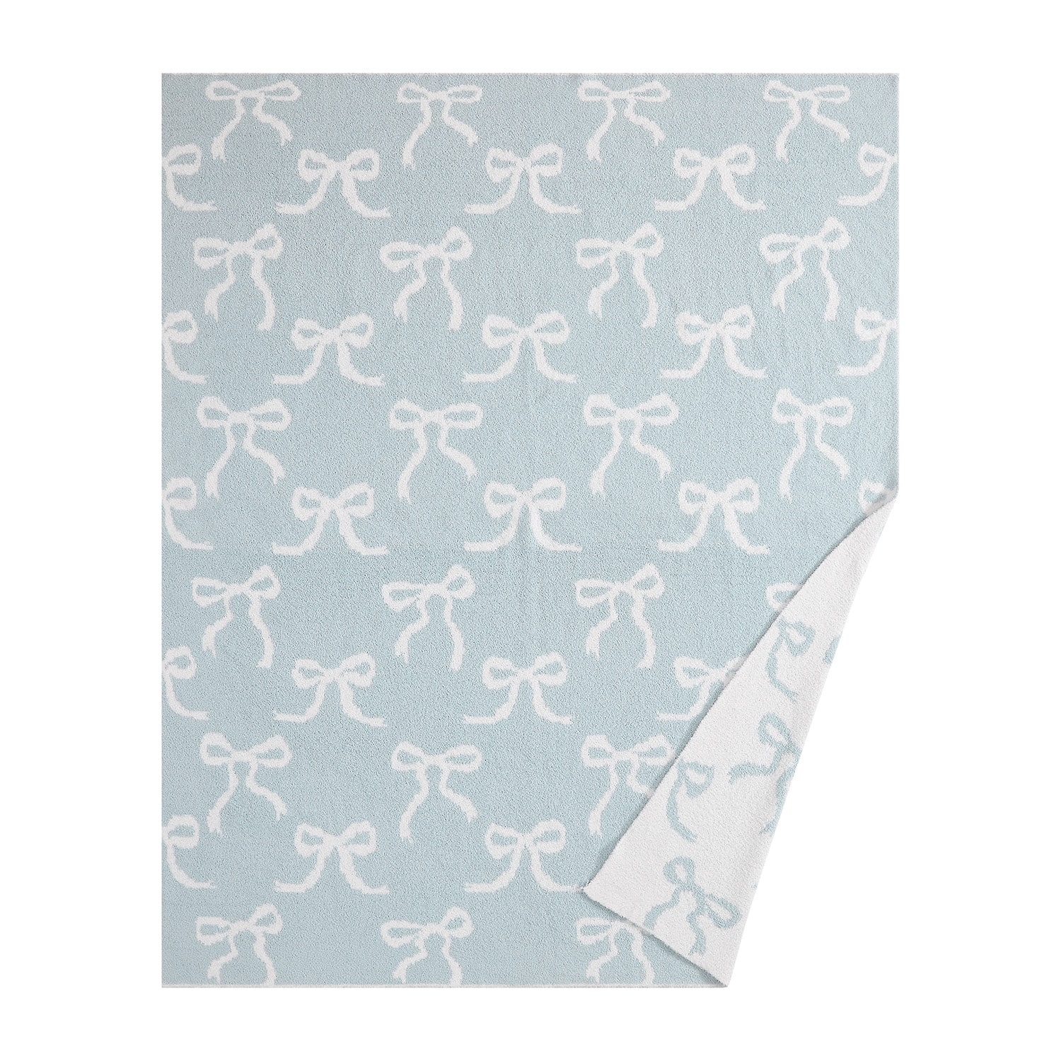 Truly Soft Cozy Bow Reversible Throw