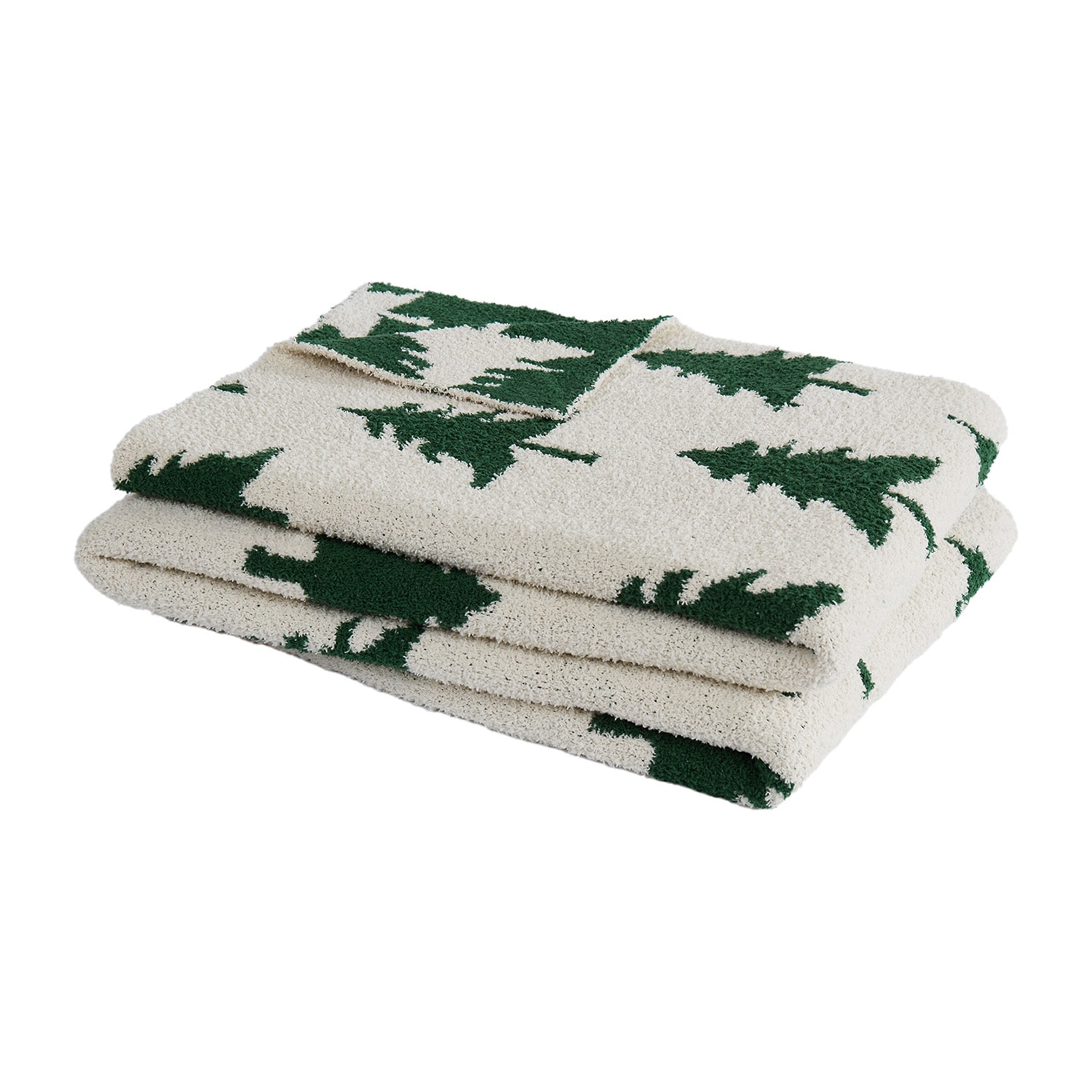 Truly Soft Cozy Evergreen Reversible Throw