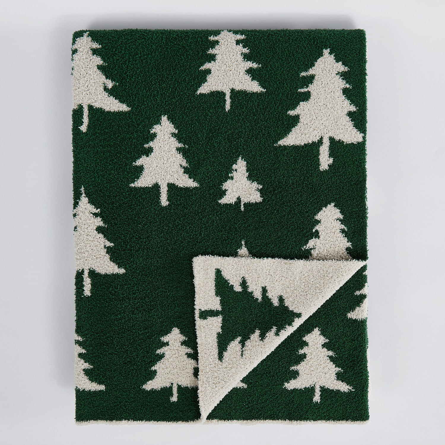 Truly Soft Cozy Evergreen Reversible Throw