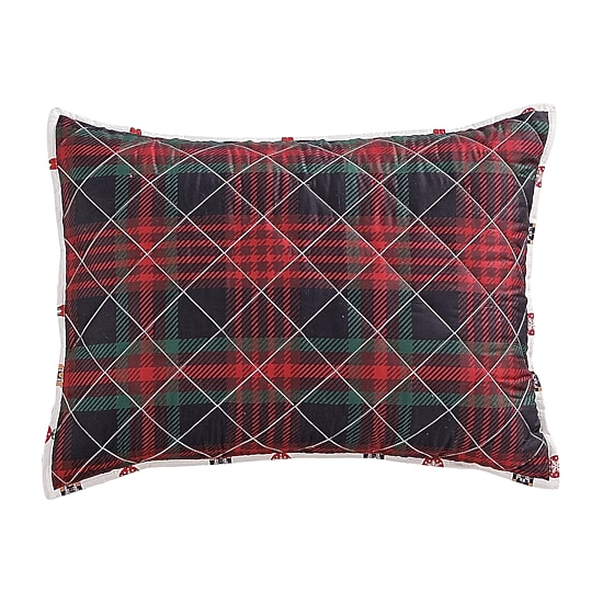 Richmond Park Holiday Tartan 3-pc. Reversible Quilt Set