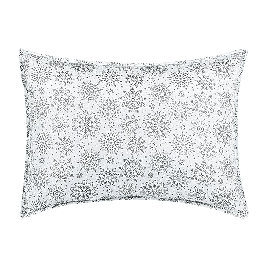 Richmond Park Gray Snowflake Holiday 3-pc. Reversible Quilt Set