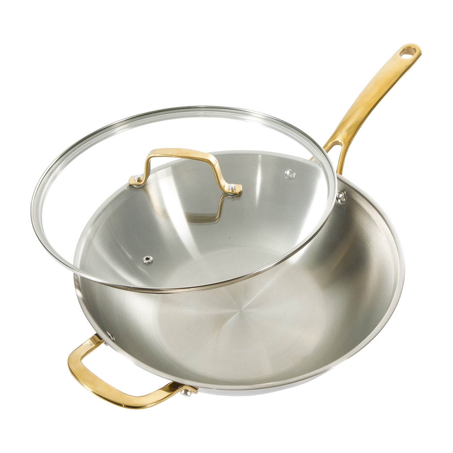 Martha Stewart Marlysse Stainless Steel 2-pc. Skillet
