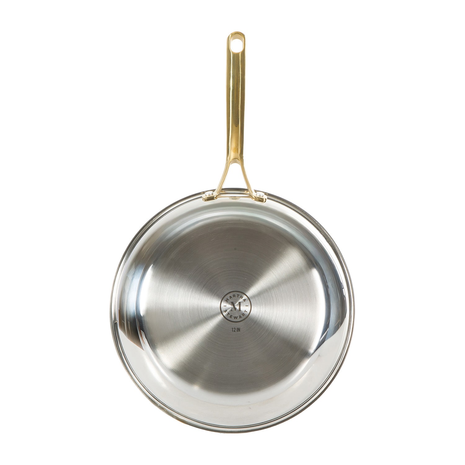 Martha Stewart Marlysse Stainless Steel 12" Frying Pan