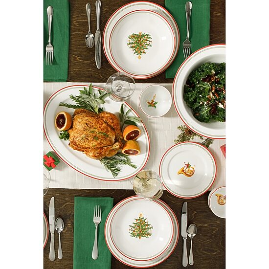 Martha Stewart Manor Rimmed 4-pc. Dinner Plate