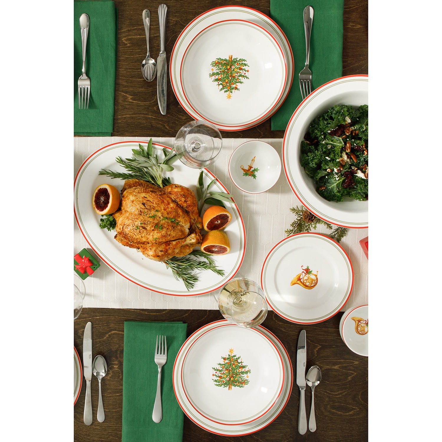 Martha Stewart Manor Rimmed Serving Platter