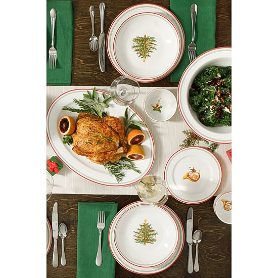Martha Stewart Manor Rimmed Serving Platter