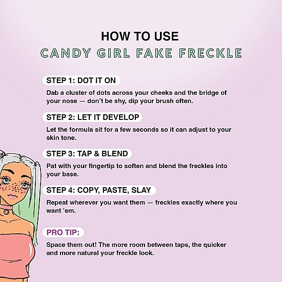 KimChi Chic Beauty Candy Girl Fake Freckle