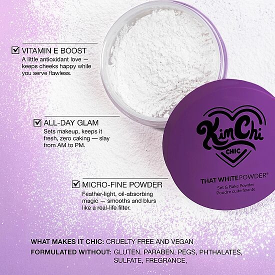 KimChi Chic Beauty That White Powder Set & Bake Powder