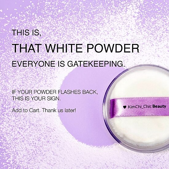 KimChi Chic Beauty That White Powder Set & Bake Powder