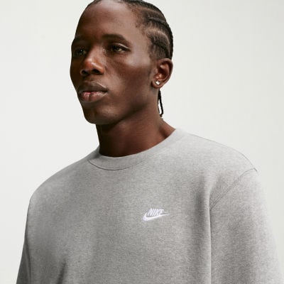 Nike Club Mens Crew Neck Long Sleeve Sweatshirt