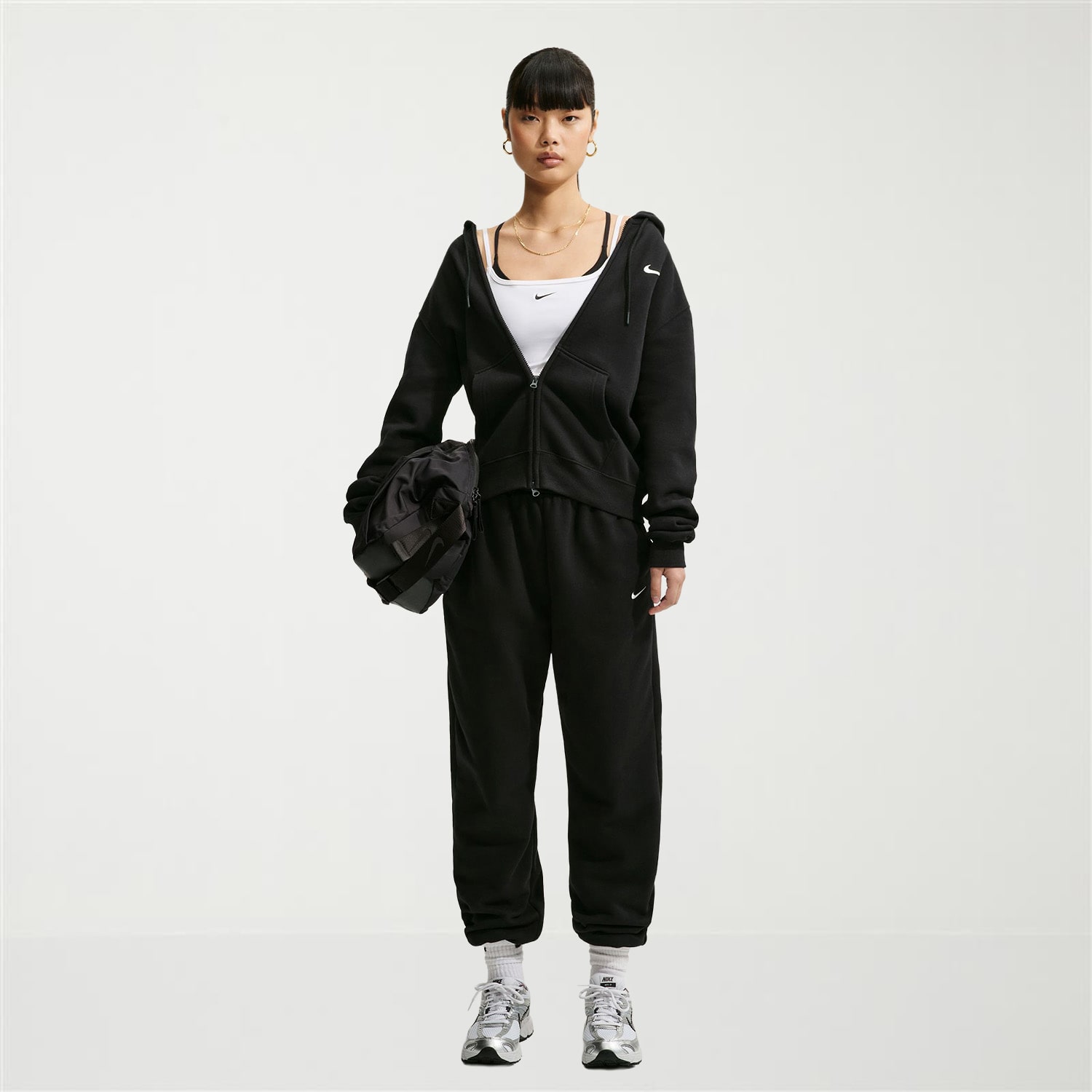 Nike Womens Long Sleeve Zipper Active Hoodie