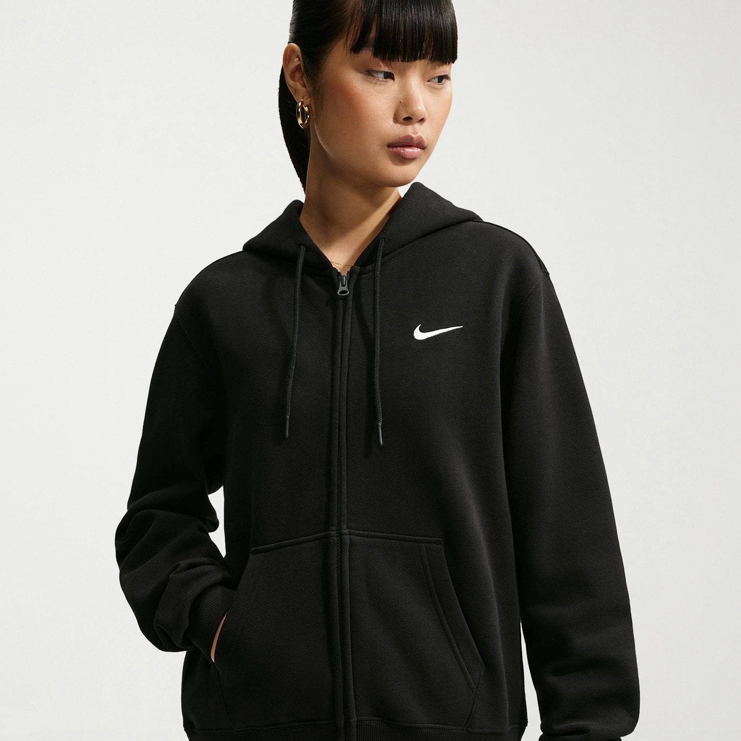Nike Womens Long Sleeve Zipper Active Hoodie