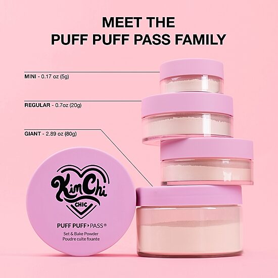 KimChi Chic Beauty Giant Puff Puff Pass Set & Bake Powder