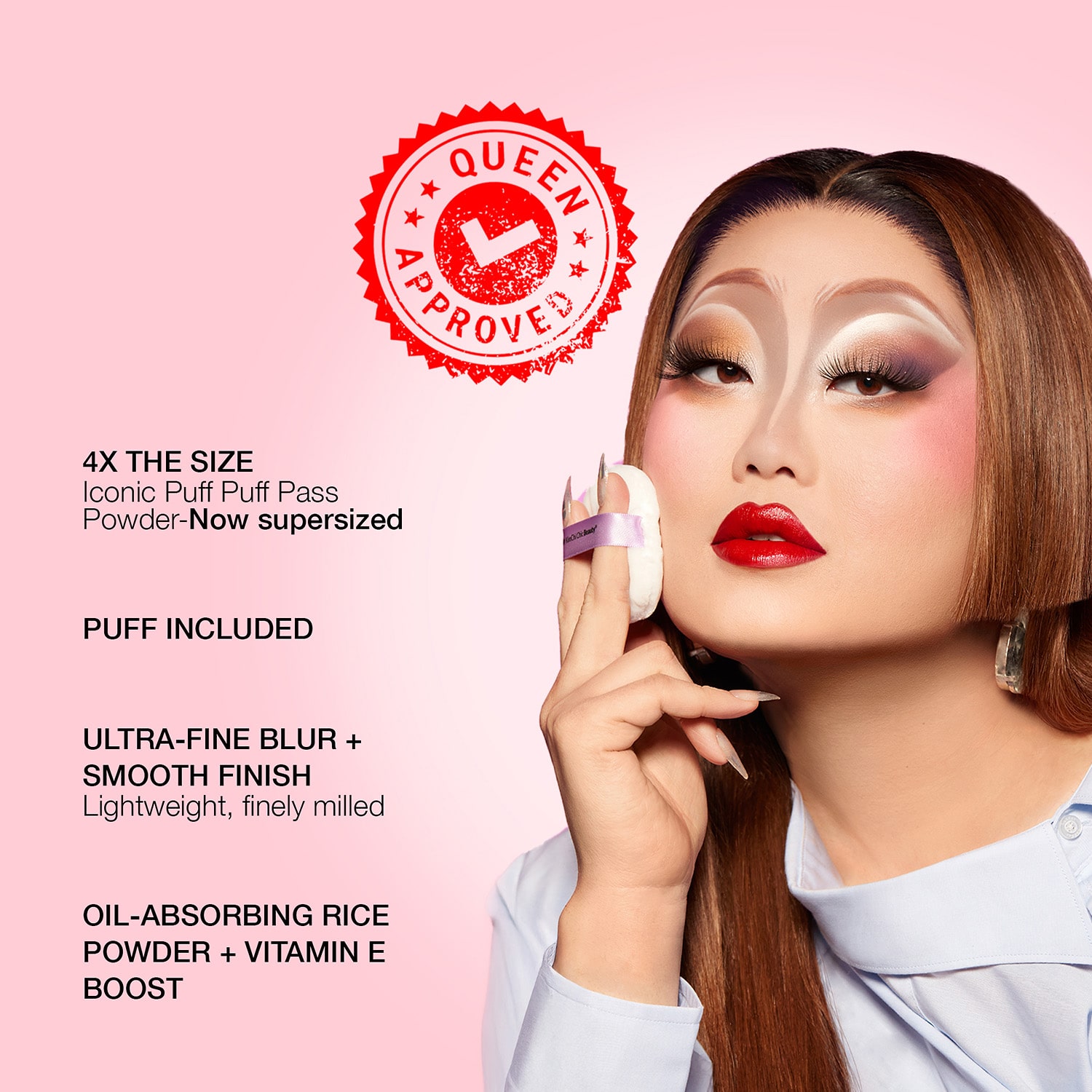 KimChi Chic Beauty Giant Puff Puff Pass Set & Bake Powder