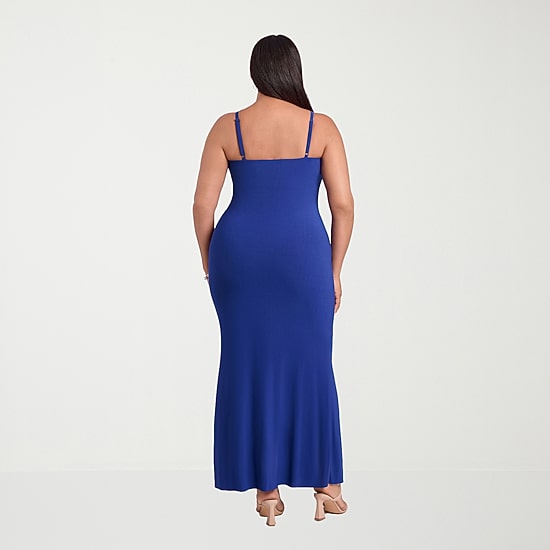 S3 Apparel Shapewear Womens Square Neck Sleeveless Bodycon Dress