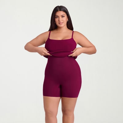S3 Apparel Shapewear Womens Scoop Neck Sleeveless Bodycon Dress