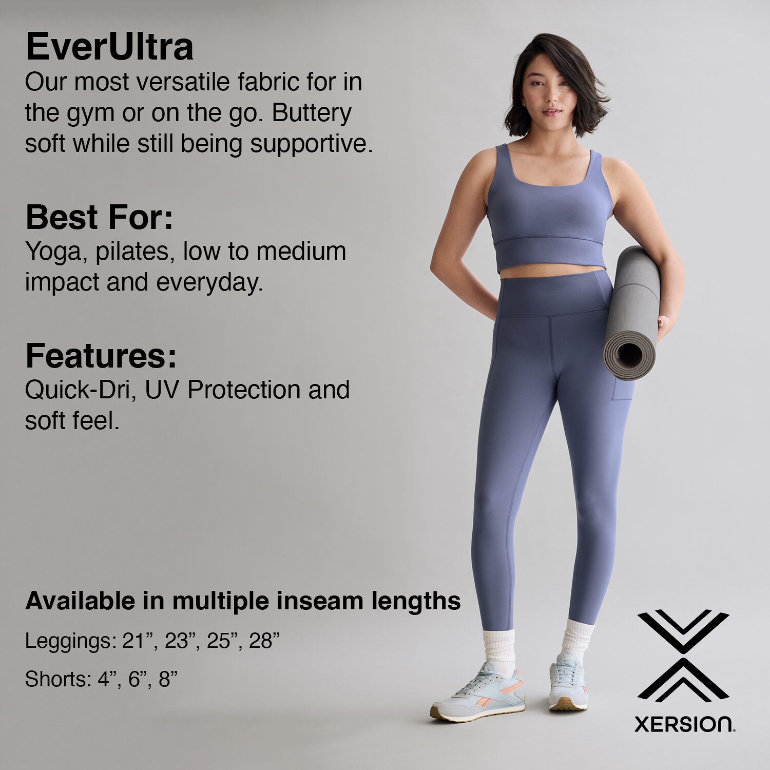 Xersion EverUltra™ Womens Quick Dry High Rise 25" 7/8 Ankle Legging