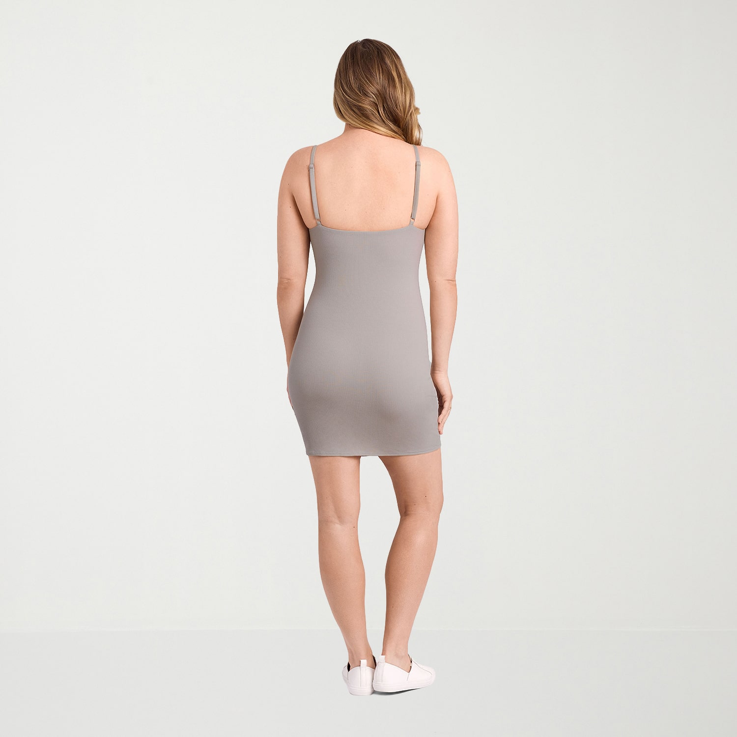 S3 Apparel Shapewear Womens Scoop Neck Sleeveless Bodycon Dress