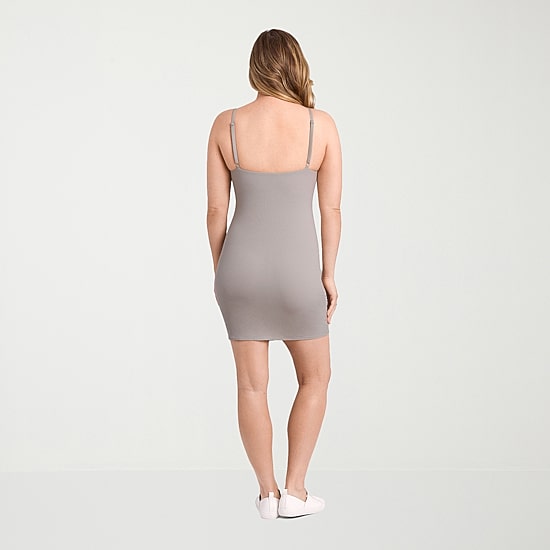 S3 Apparel Shapewear Womens Scoop Neck Sleeveless Bodycon Dress