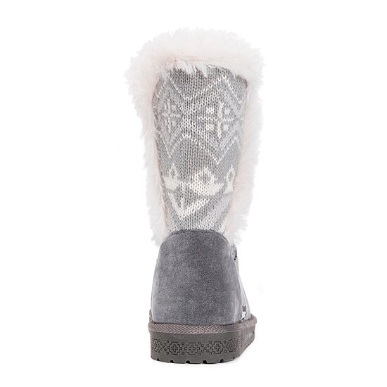 Muk Luks Womens Carey Flat Heel Booties