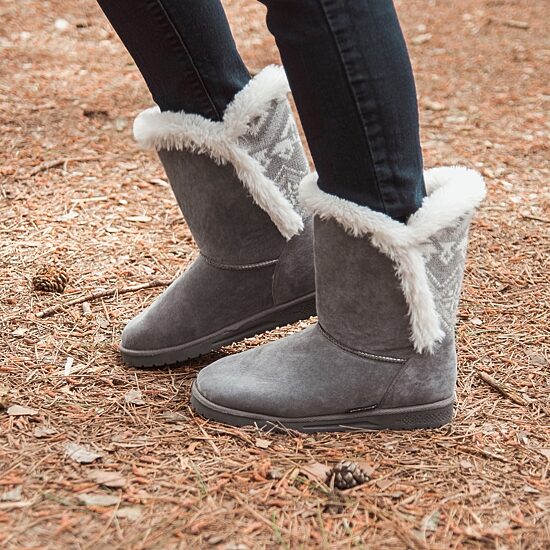 Muk Luks Womens Carey Flat Heel Booties