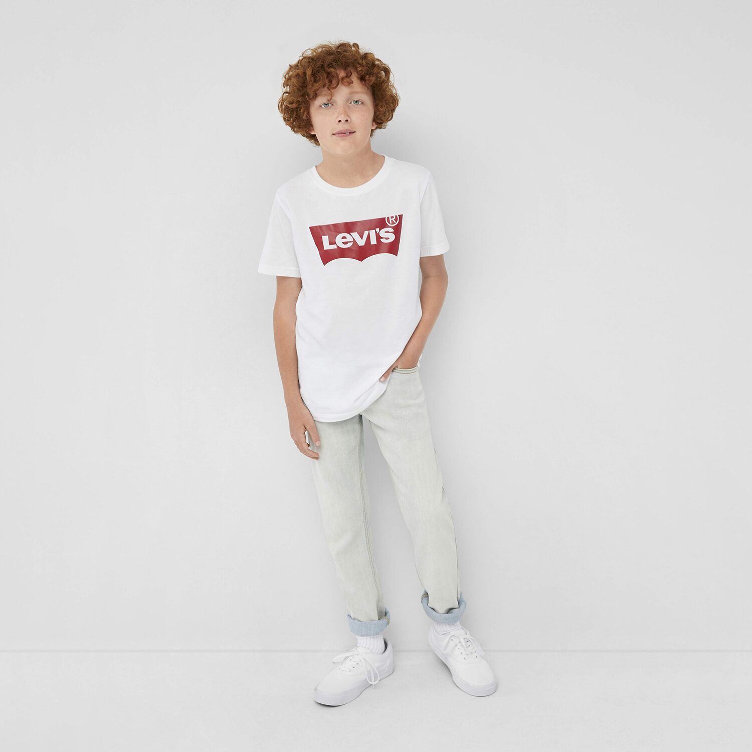 Levi's® Batwing Big Kid Boys Crew Neck Short Sleeve Regular Fit Graphic T-Shirt