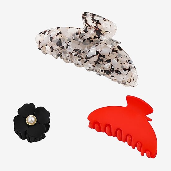 Bijoux Bar Floral 3-pc. Hair Clip