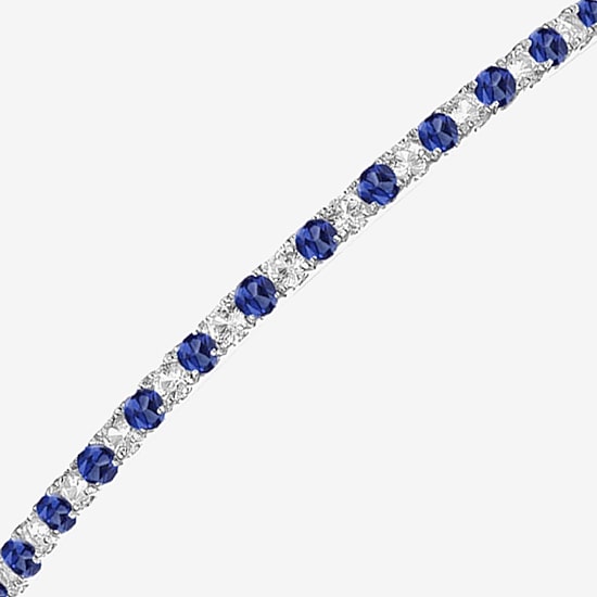 Gemstone Sterling Silver Bolo Bracelet