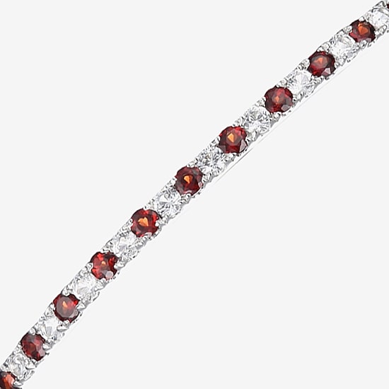 Gemstone Sterling Silver Bolo Bracelet