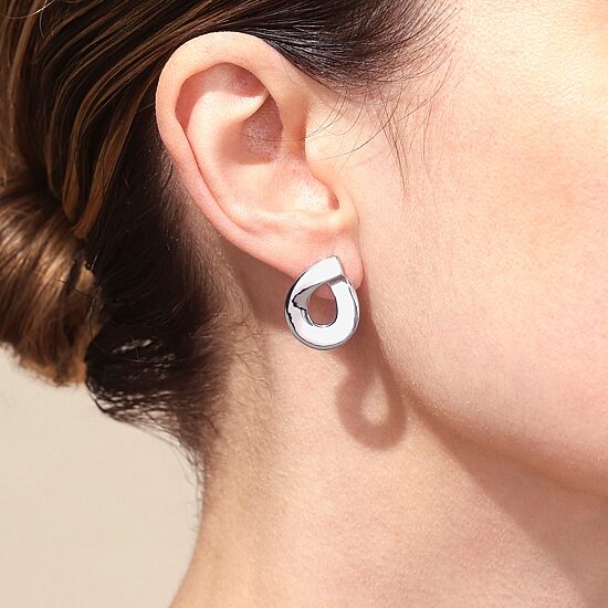 Womens Sterling Silver Drop Earrings