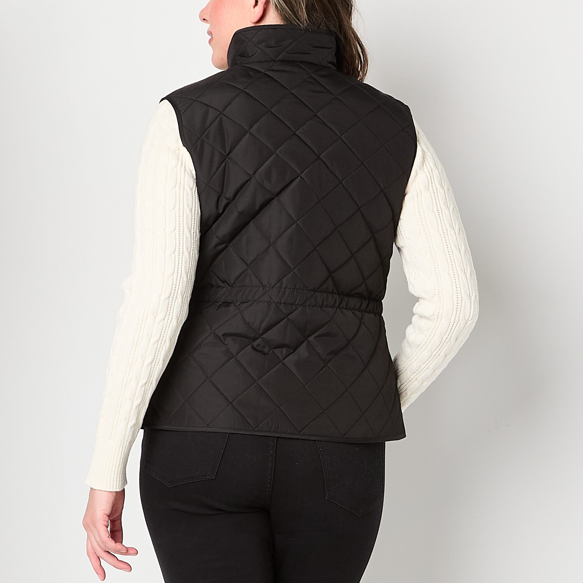 St. John's Bay Womens Heavyweight Quilted Vest