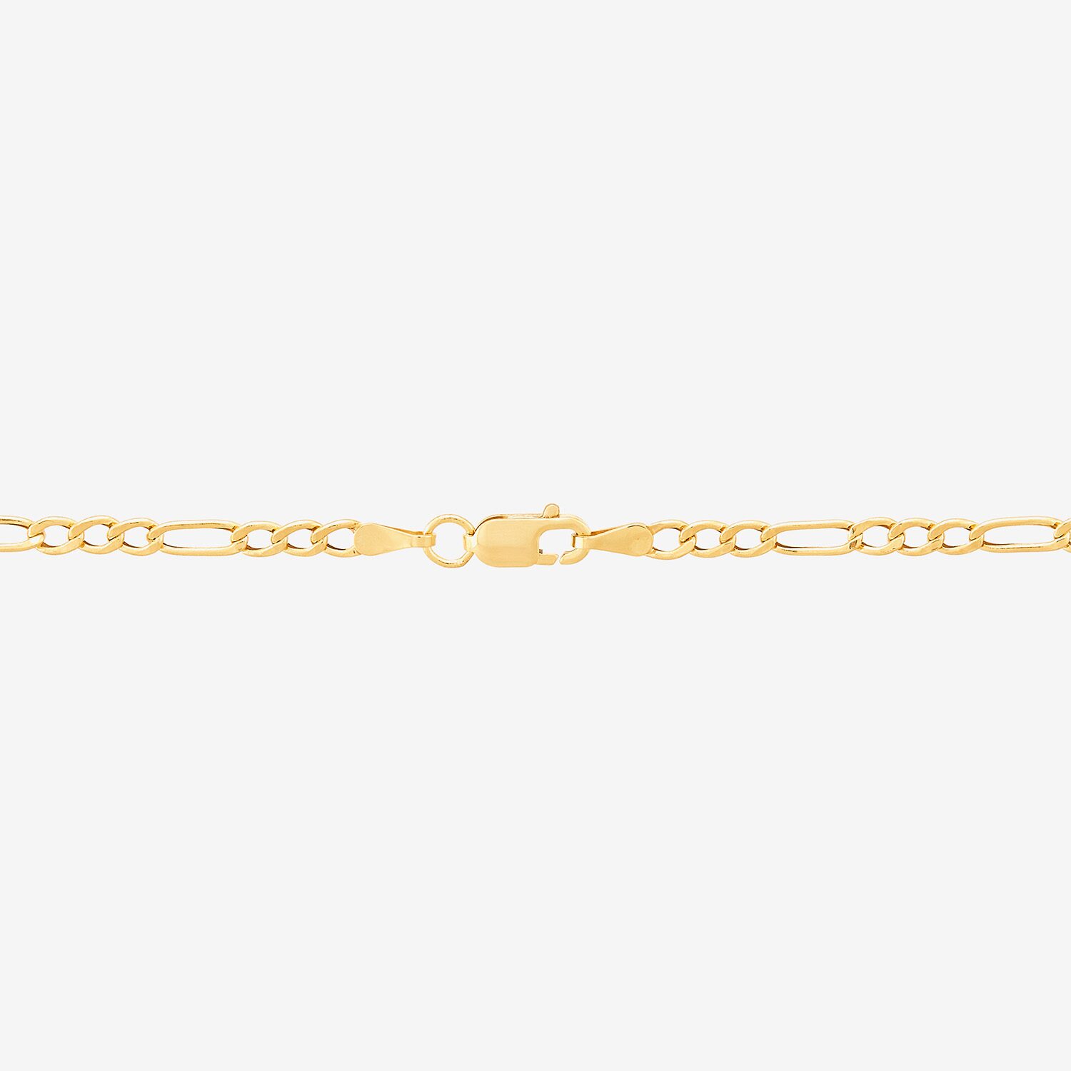 Unisex 14K Gold 13 Inch Figaro Chain Necklace
