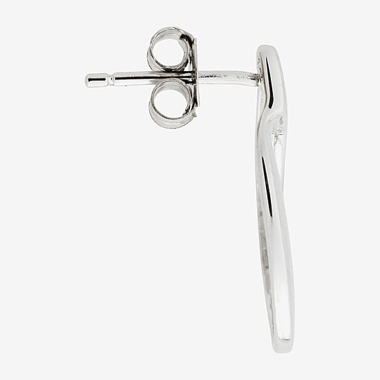 Womens Sterling Silver Drop Earrings