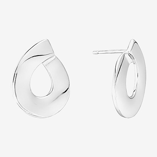 Womens Sterling Silver Drop Earrings